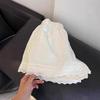 Women's White Lace Trim A-Line Shorts - Summer Loose-Fitting, Versatile, Casual Wide-Leg Pants