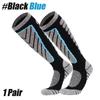 1 Pair Ski Socks for Women Men Compression Knee High Winter Warm Socks for Skiing Snowboarding Outdoor Sports Gift