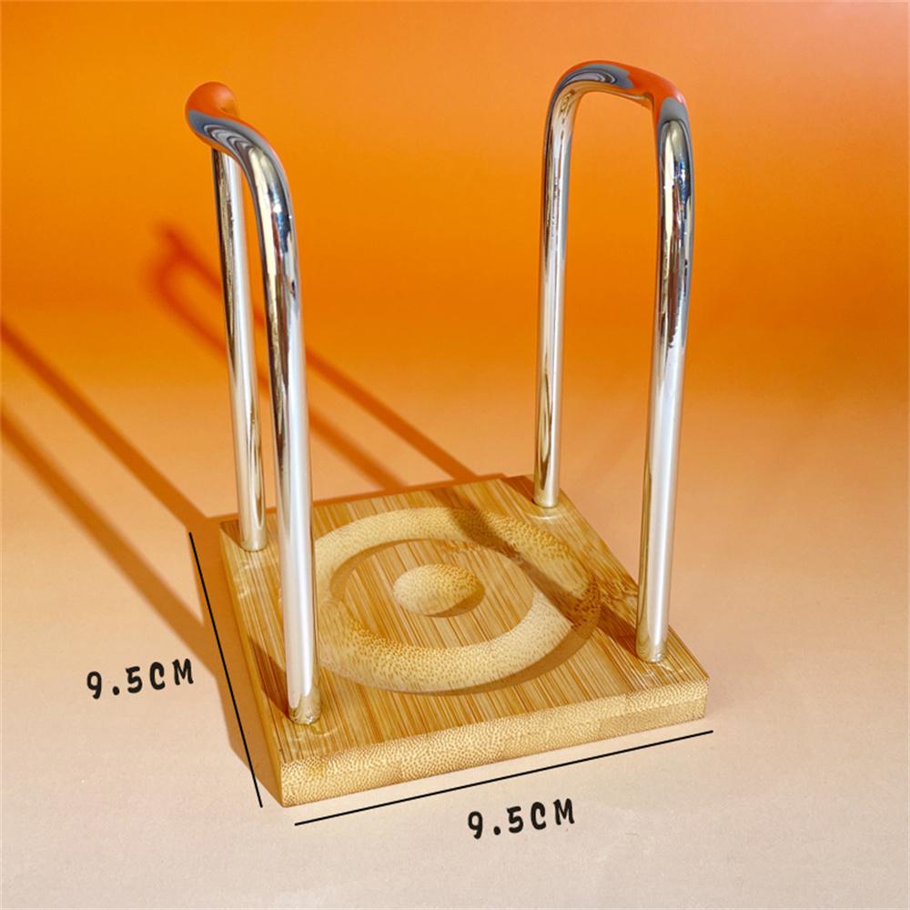 Disposable Cup Storage Holder Wooden Water Cups Dispenser  Rack Shelf with Longer Stick Tableware Organizer for Restaurants Bar