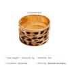Multi-piece Set Fashion Sexy Leopard Print Leather Multi-layer Fold Wear Bangles for Women Exaggerated Personality Jewelry Sets