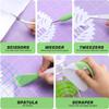 Vinyl Weeding Tool Set Craft Tools Scraper Tweezers for Cricut Cutting Machine DIY Sticker Scrapbooking Handmade Craft Supplies