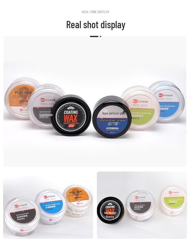 Carnauba Car Wax - Delays Aging, Repairs Scratches, Brightens Paint & Protects Color