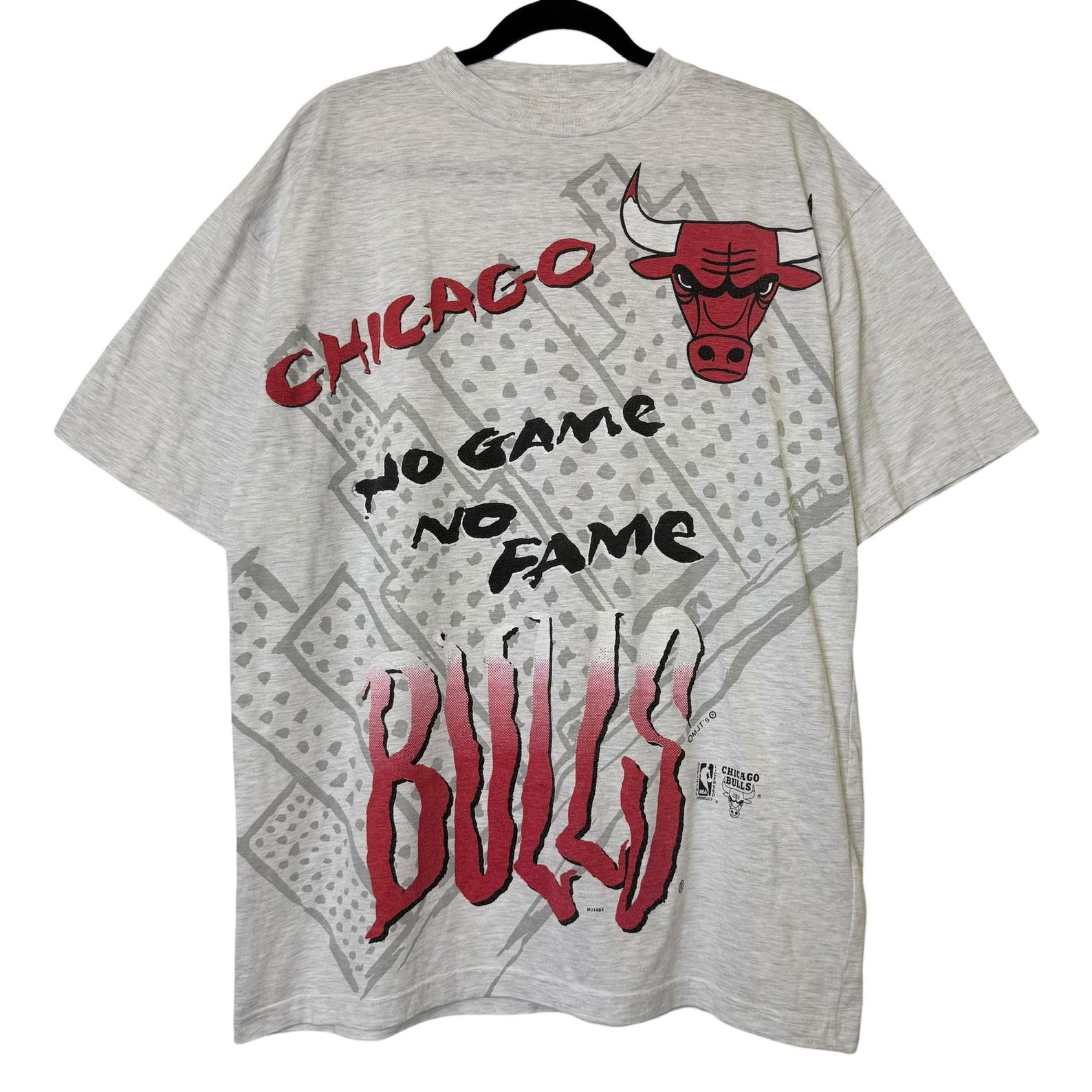 90 s Chicago Bulls NBA AOP T shirt Sz XL (B2183) 4XL