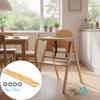 Adjustable Baby Highchairs Pedal Stable Design Highchair Accessory Nursery Furniture