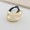 Punk Metal Smooth Corss Elastic Hair Loop Hairband for Women Ponytail Hair Pins Headwear Vintage Fashion Jewelry Hair Accessorie