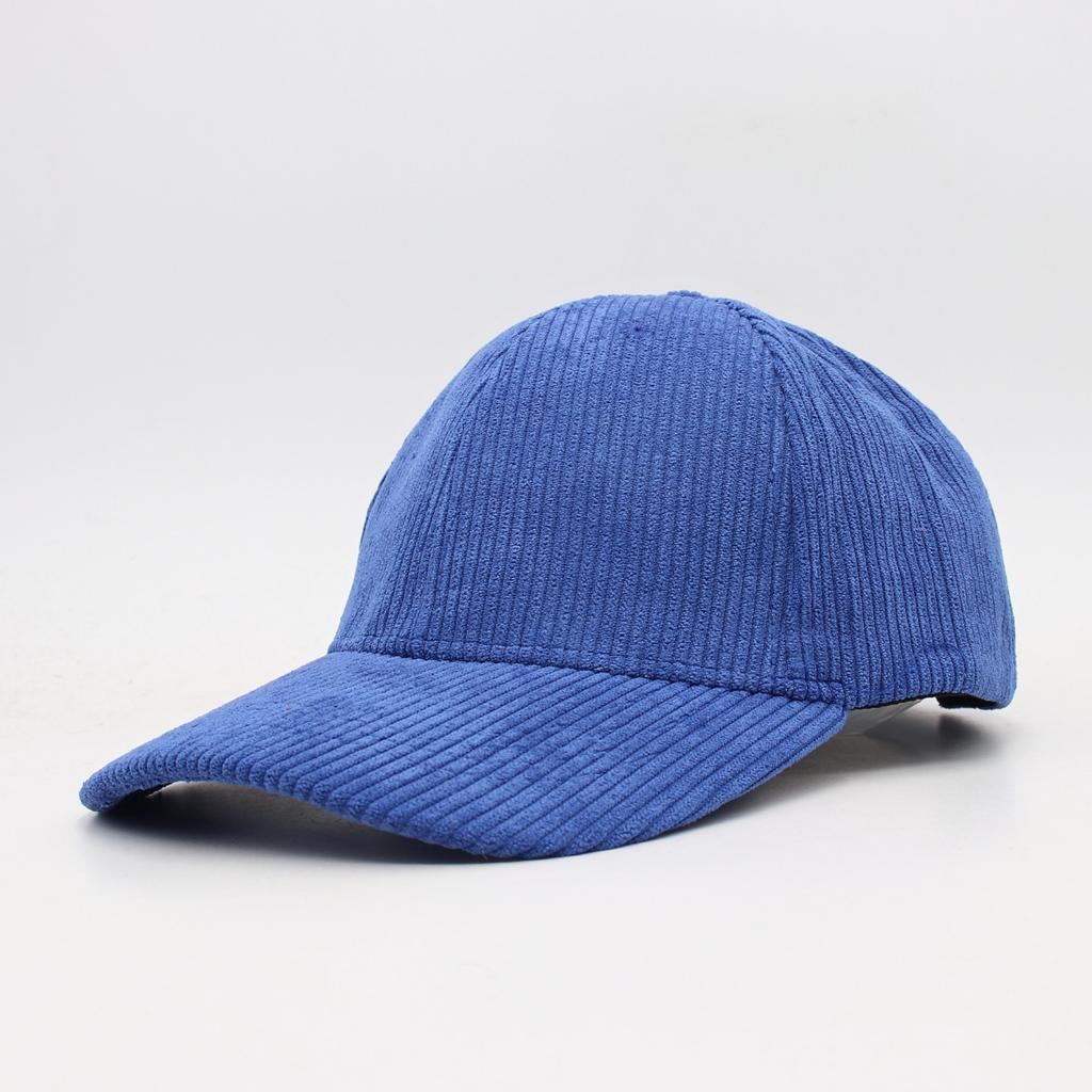 Corduroy Baseball Cap Simple Solid Color Versatile Trendy Warm Strip Peaked Cap Men And Women