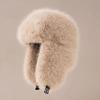 Unisex Warm Ushanka Hat, Faux Fox Fur, Windproof & Snowproof with Ear Protection for Autumn/Winter.