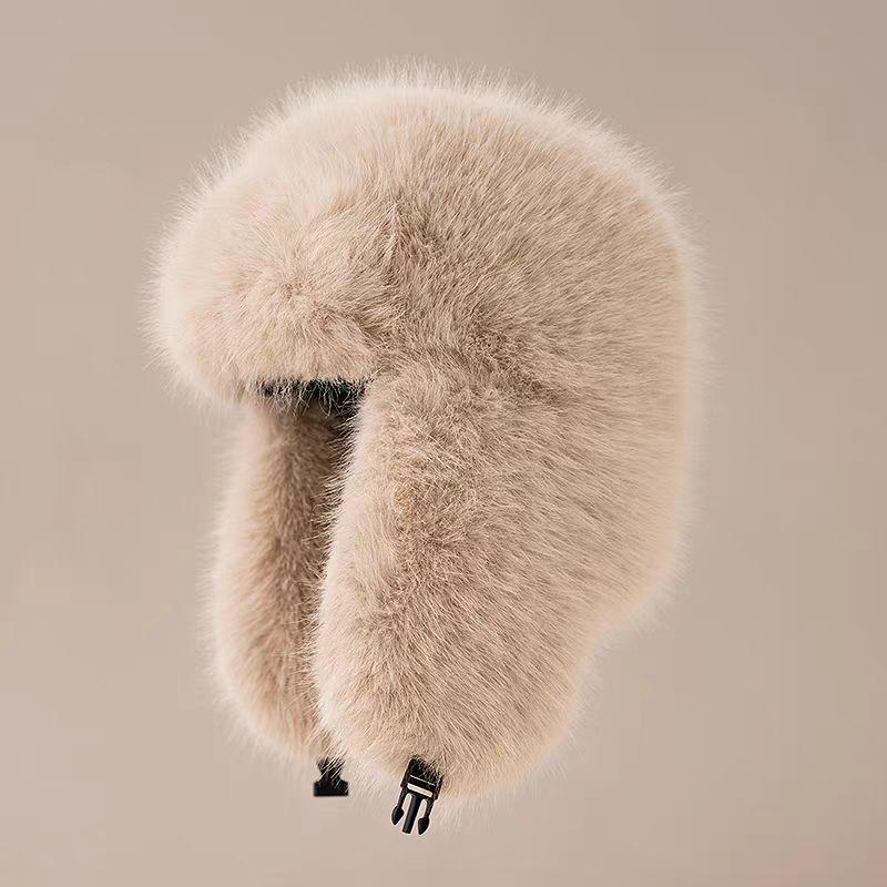 Unisex Warm Ushanka Hat, Faux Fox Fur, Windproof & Snowproof with Ear Protection for Autumn/Winter.
