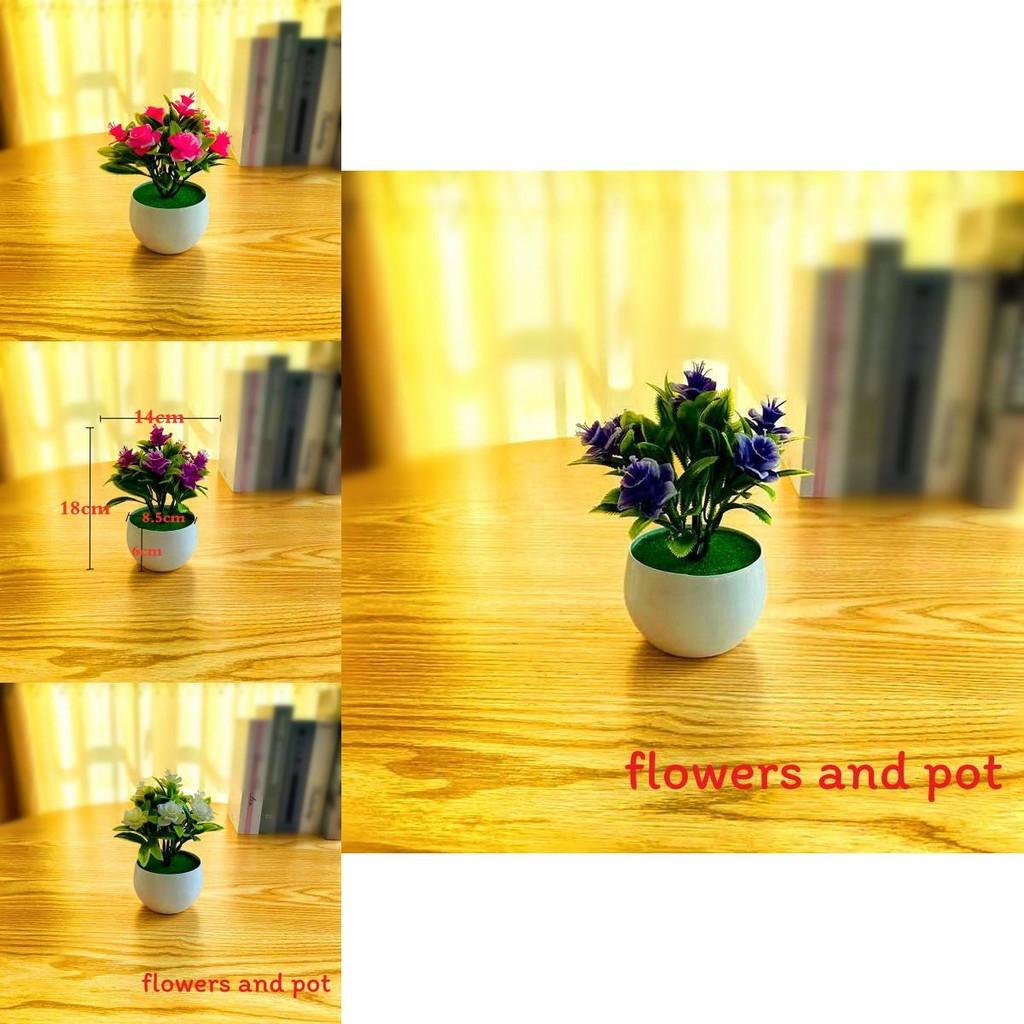 Fake Narcissus Flower Pot With Injection Molding For Interior Decoration