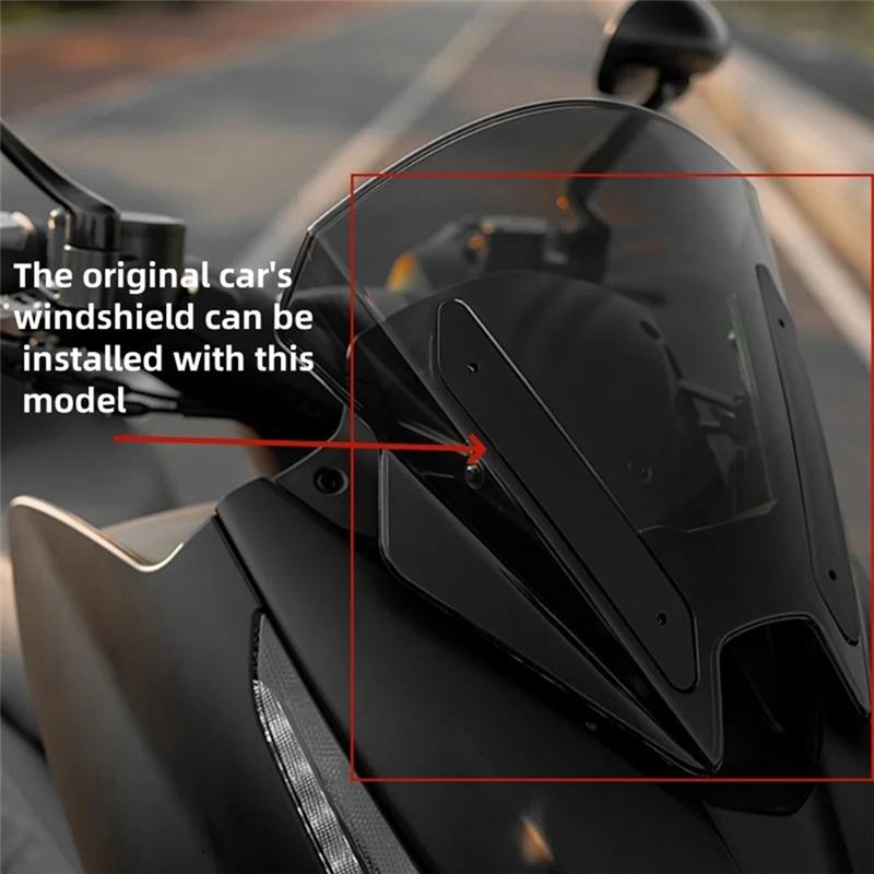 NEW-For Zontes 125M 350D Windshield Bracket Covers For Zontes Windshield Decorative Bracket Cover Motorcycle Accessories Red