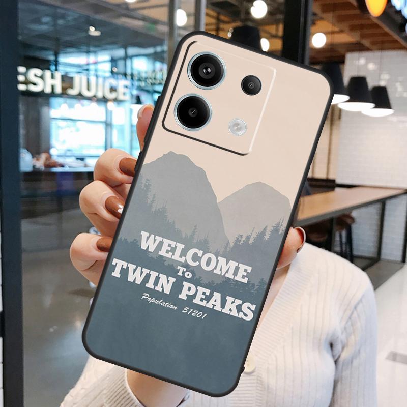 Welcome To Twin Peaks Case For Xiaomi Redmi Note 14 Pro 10 11 12 13 15 Pro Plus Redmi 15C 14C 10C 12C 13C 15 Cover