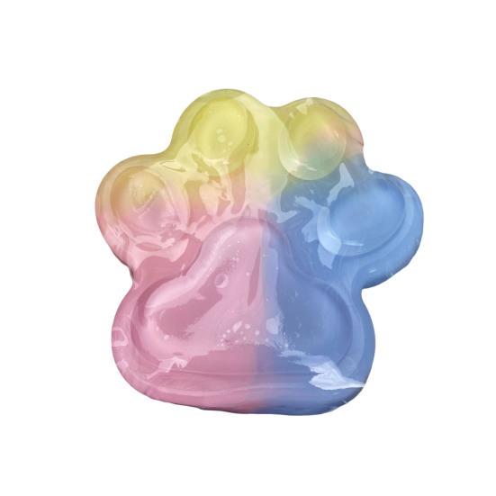 Squeezable Cat Paw Fidget Toy Soft Slow-Rising Stress Reliever Realistic Claw Design Novelty Decompression Gift for Kids Adults