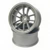 REINER type10S Matte Silver Wheels 6 WORLD PROSSR (2 Pieces) (offset / WW-0706MS)