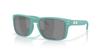 Oakley Sunglasses Matte Pacific Frame Prizm Black 57mm Men's 0OO9102, (Front), Lens,