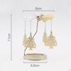 Candle Holder Tea Light Holders Decoration Rotating Candlestick for Livingroom Votive
