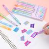 8pcs Color Double Head Fluorescent Highlighter Pen Stackable Color Drawing Markers Stationery School A7560