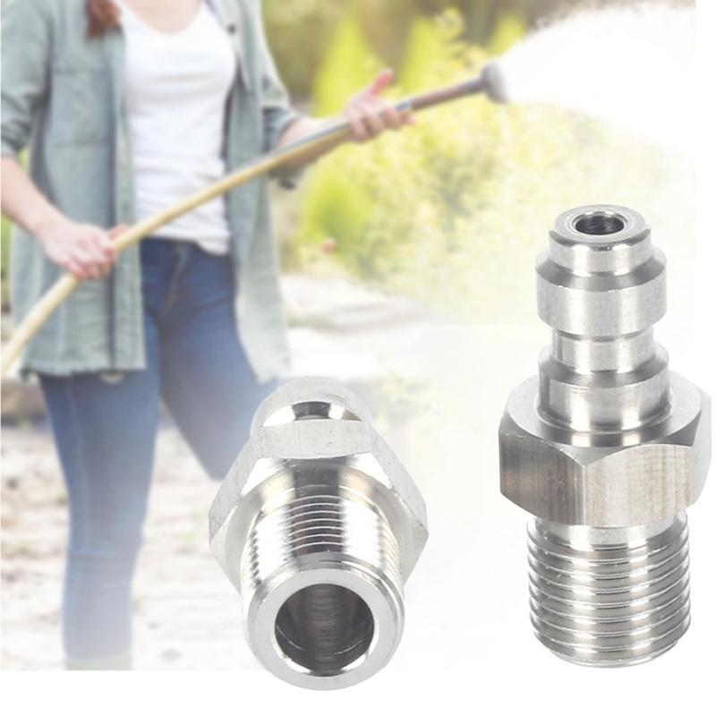 M10x1/ 1/8NPT/ 1/8BSP Außengewinde Schnellkupplungsventile 8mm Gewinde Schnellkupplungsfitting Für Hochdruckpumpen 1-Wege-Ventile