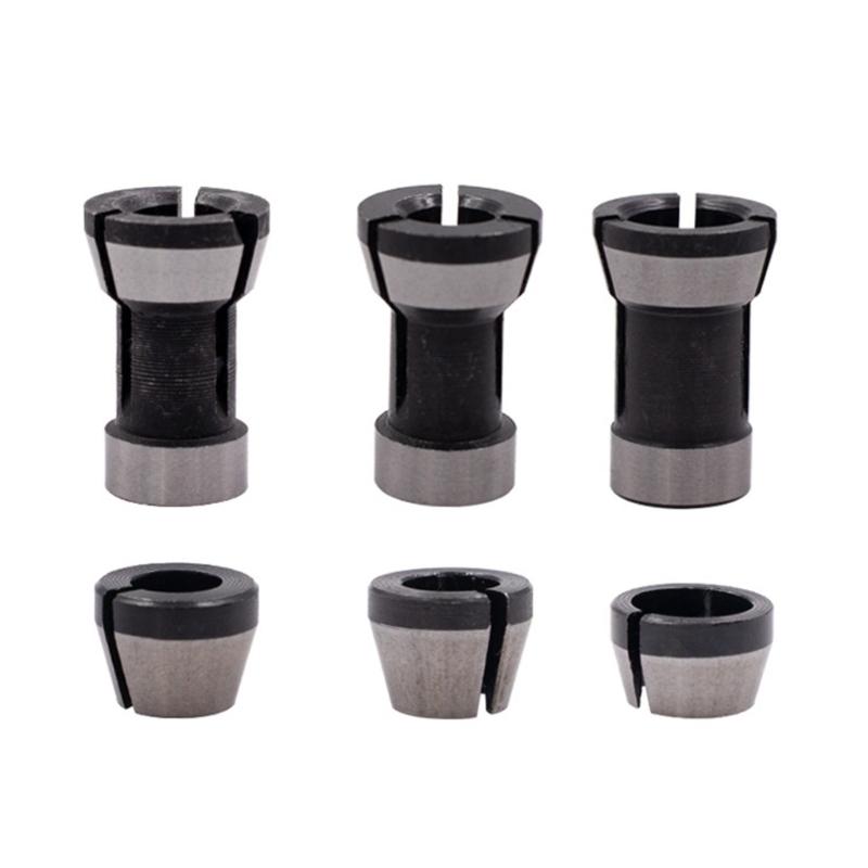 

High Strength Alloy 6Pcs Router Adapter Head Kit For Professional Woodworkers Efficient Furniture Making Craft Projects 1