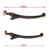 Aluminum Motorcycle Brake Clutch Levers 173mm Universal Left/Right Handle Durable Front Cycling Accessories for Outdoor Riding