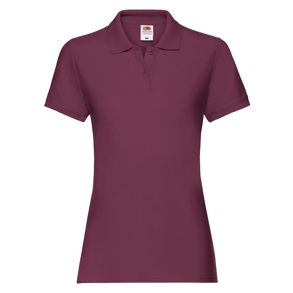 Fruit of the Loom Womens/Ladies Premium Plain Polo Shirt