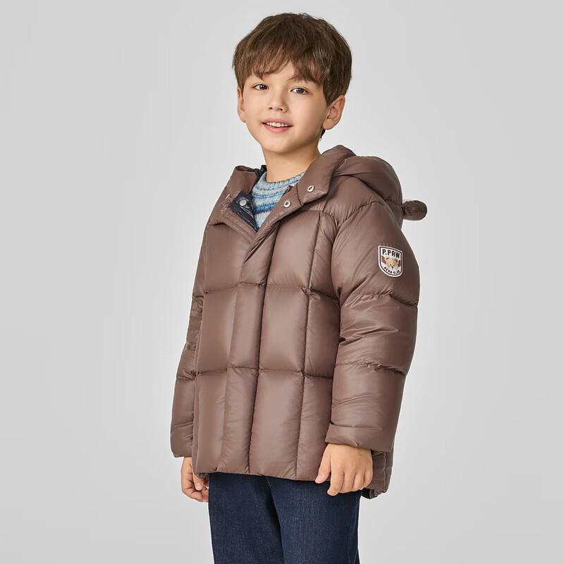 PawinPaw Unisex Cartoon Bear Hooded Down Jacket