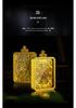 Tibetan Brass Gold-Plated Thangka Pendant Necklace