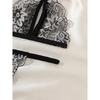 Women Sexy Lingerie Bra Thongs Sets Ultrathin Lace Lingerie Set Temptation Erotic Open Bra Crotchless Outfits For Pretty Girls