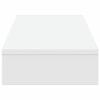 Dual Monitor Stand White 100 X 27 X 10 Cm Engineered Wood