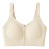 Before summer, zipper-type sports underwear, large size, non-running cup gathering, sub-breasts, anti-sagging adjustment women's bra