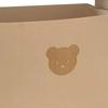 Felt Storage Basket with Handles Foldable Laundry Snacks Toys Clothes Bin for Home Desktop Bear