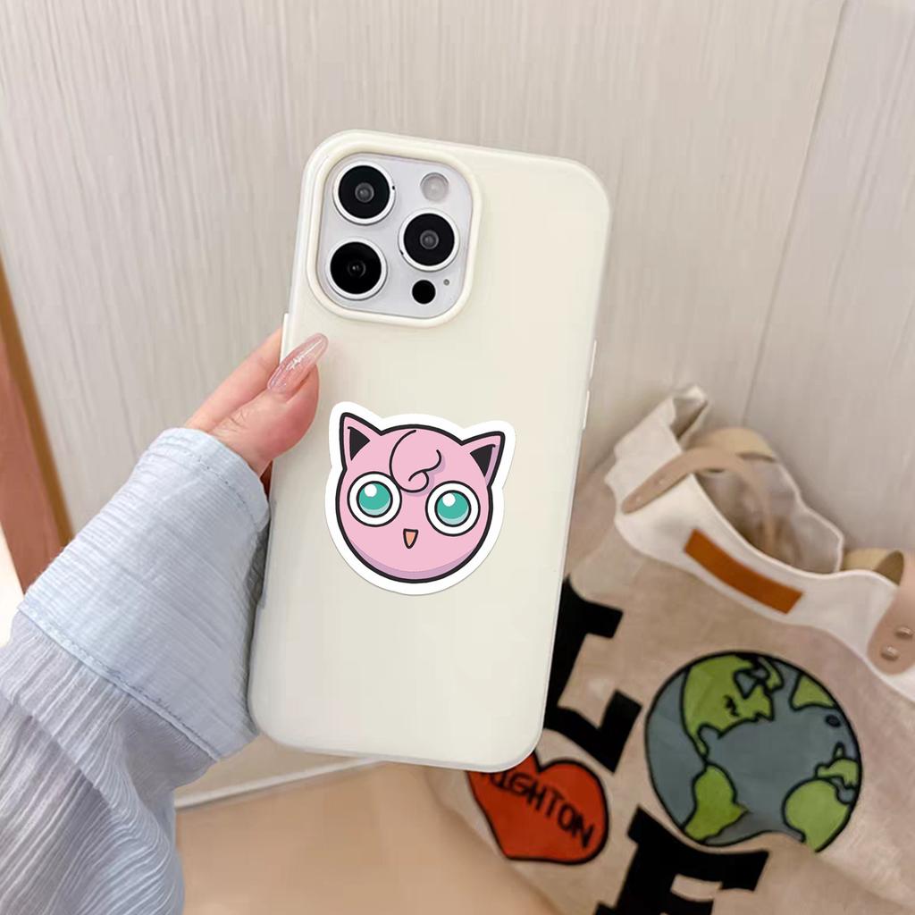 50pcs Pokemon Anime Stickers Pikachu Laptop Skateboard Suitcase Kawaii Sticker Guitar Phone Cartoon Kid Gift Toys