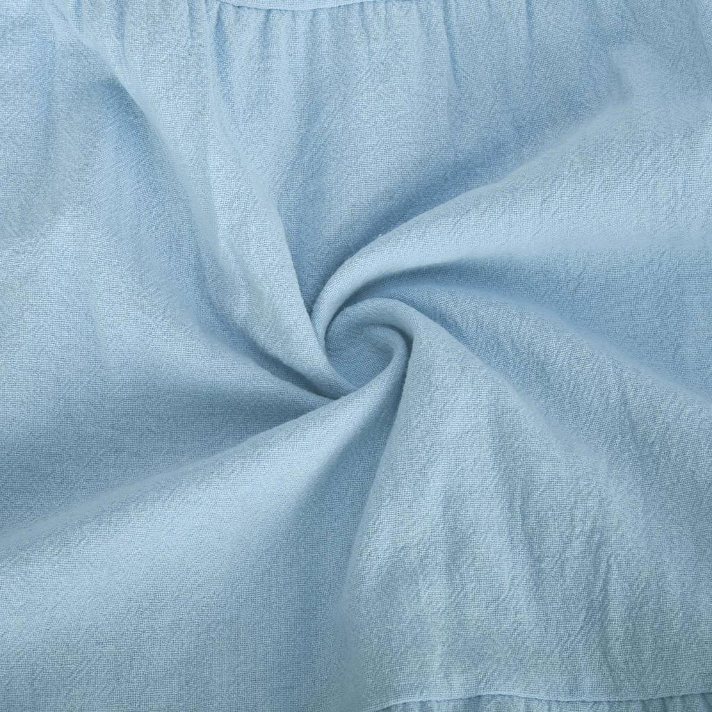 Damen Sommer Übergröße Baumwolle Leinen Ärmellos Stufenkleid Locker Rundhals Einfarbig Lässig Strandurlaub Sommerkleid