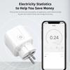 Tuya Zigbee Smart Power Plug 20a Eu Smart Socket Power Monitor Outlet Smartlife App Remote Control Works With Alexa Google Home