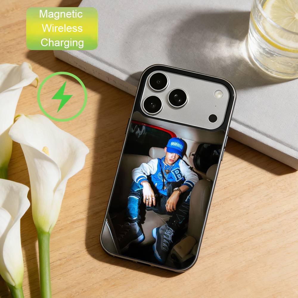 C-Cris MJ Minimal Cool Phone Case For iPhone17,16,15,14,13,12,11 Plus,For Magnetic Wireless Charge Cover