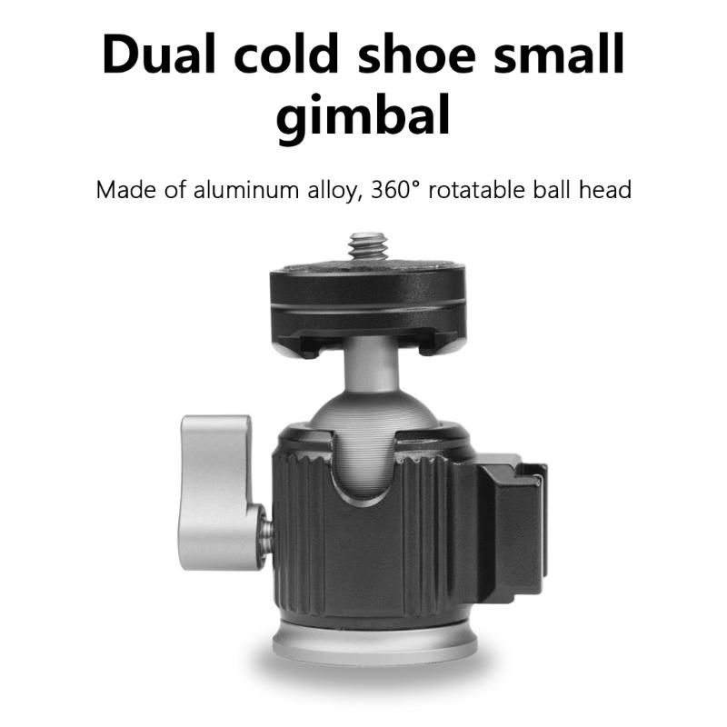 360°Swivel Panoramic Metal Tripod Balls Head for Tripods and Phones 360°Panoramic Design with 1/4inch Screw Thread Mount