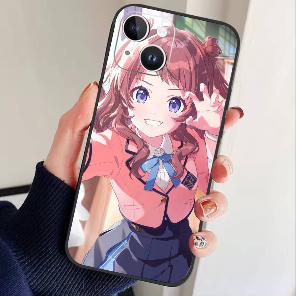 Love Live Nakasu Kasumi Phone Case For iPhone 16,15,14,13,12,17,Pro Max,Plus Silicone Black Case