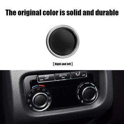 Control Knob Abdeckung Chrom Hinten Klimaanlage Trim High Grade Surround Control für VW Sharan 7N0907049C Für