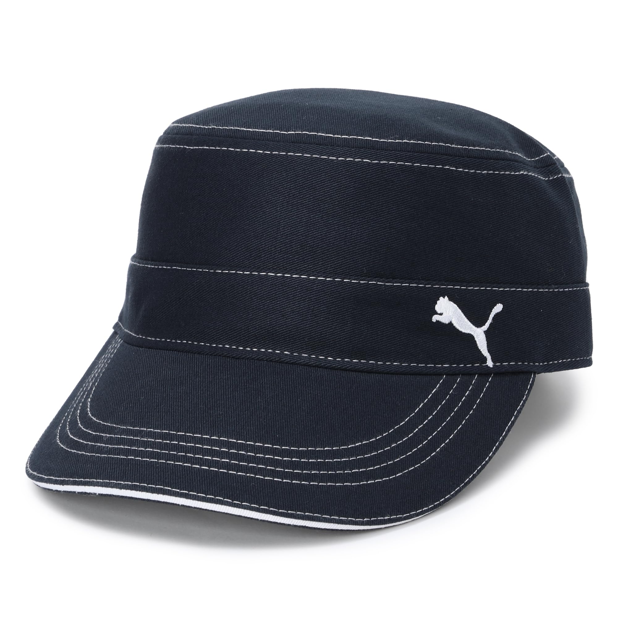 

Golf Cap Golf Color Stitch Military Cap Navy Blazer [PUMA] Men s