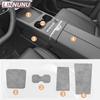 LINNUNU Für jaecoo j7 PHEV Zubehör 2025 Auto-Türrillen-Leder-Schutzmatte Mittelkonsolenabdeckung chery 2024 Innenraum
