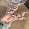 Niche light luxury double butterfly Korean ins temperament ring starfish fish tail pearl ocean wind ring summer accessories