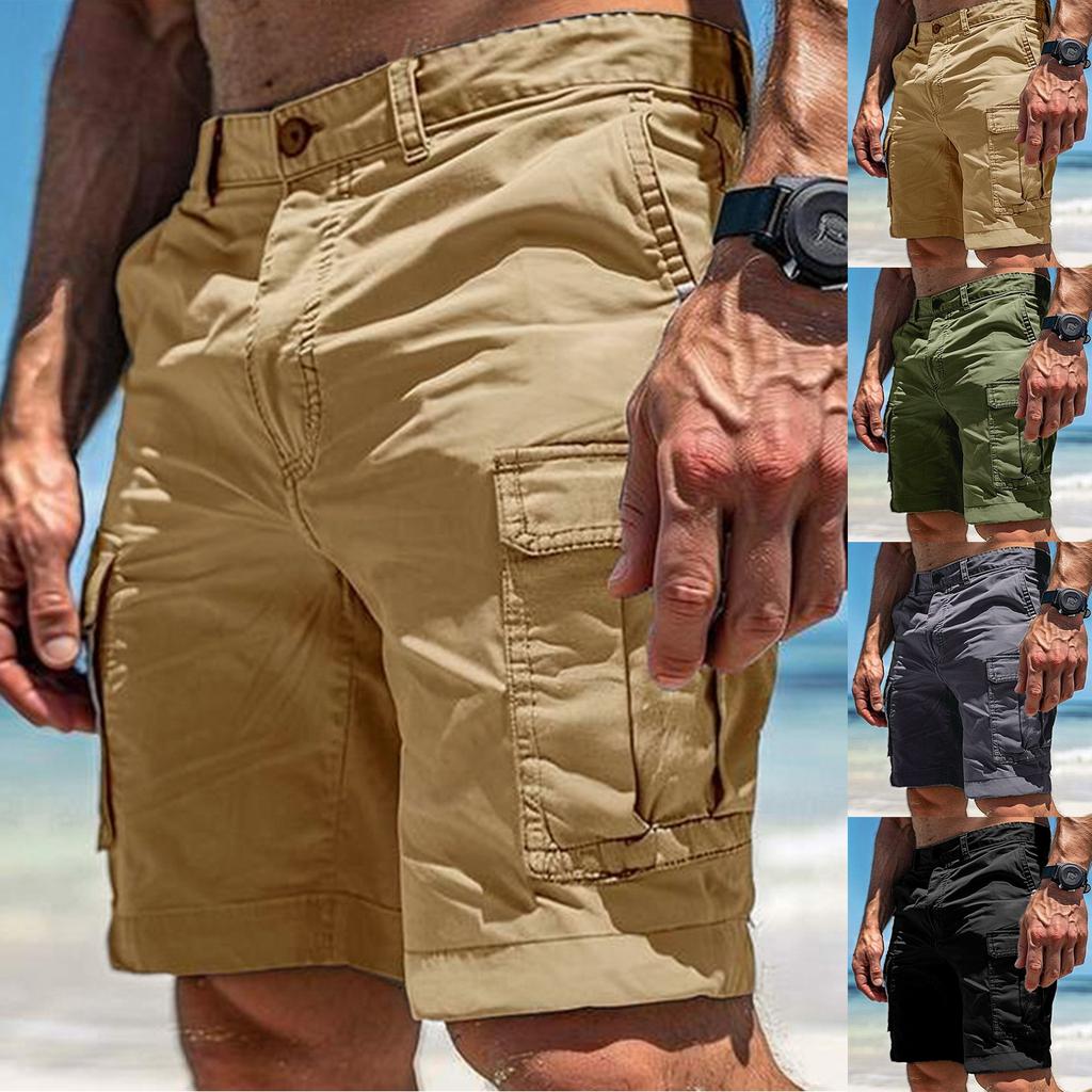 Herre Snørebukser Herre Cargoshorts Fritidsbukser