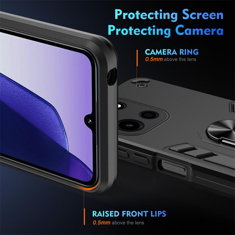 Funda Para For Oneplus Nord 6 Case Shockproof Armor Camera Protect Back Cover For Oneplus 1 + Nord6 Magnetic Ring Holder Coque