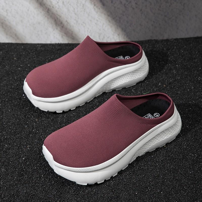 Sneakers Slip-On in Maglia Leggera Unisex con Suola Morbida in Schiuma per Camminata Casual