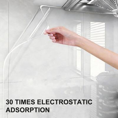 Adesivo Murale Trasparente A Prova di Olio per Cucina Pellicola Protettiva Murale Autoadesiva Resistente al Calore per Fornelli Armadi 45/60Cm*2M