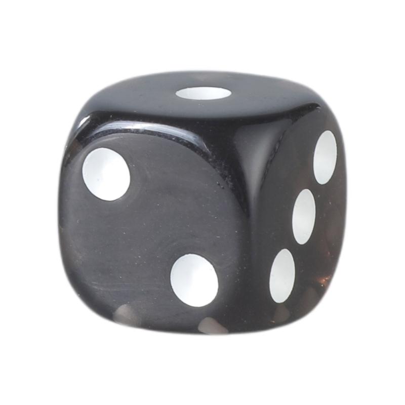 10Pcs 16mm 6 Sided Acrylic Number Cubes Coener Kid Toys for Digital Game Dice