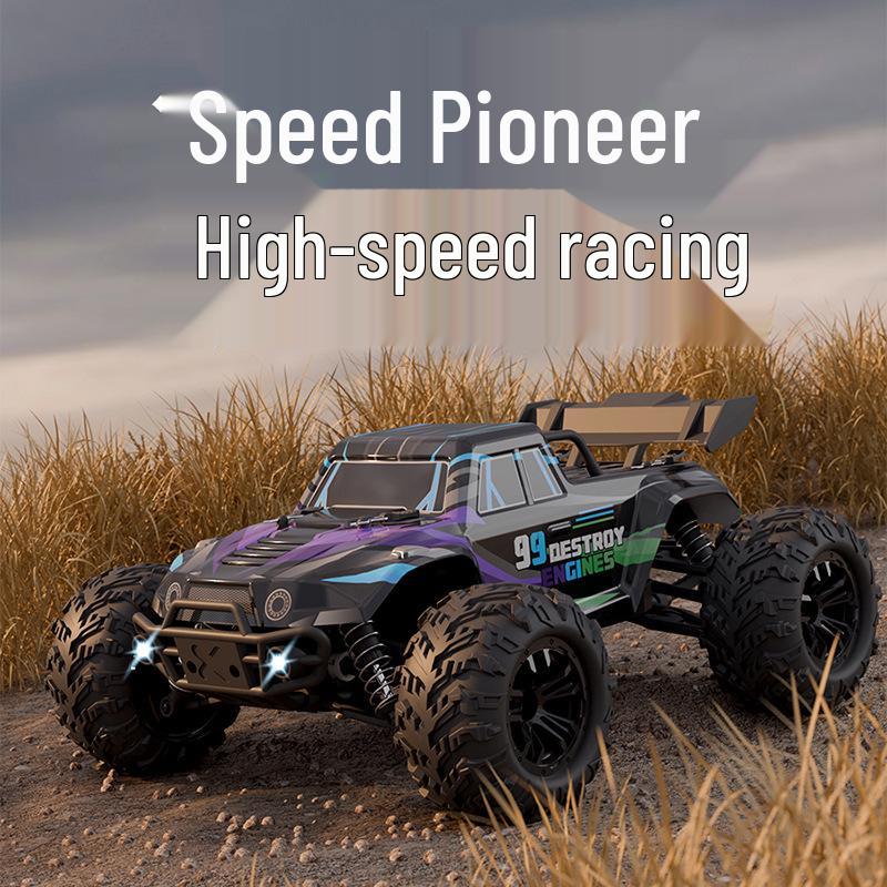 Cross-Border Professional High-Speed RC Off-Road Drifting Car - Four-Wheel Drive Electric Climbing Big Foot Toy for Adults.