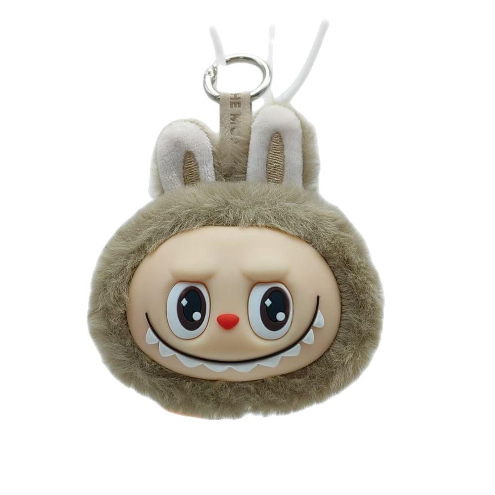 First-generation Vinyl Plush Head-shaped Keychain, Second-generation Labu Cloth Keychain, Ugly and Cute Doll Girl