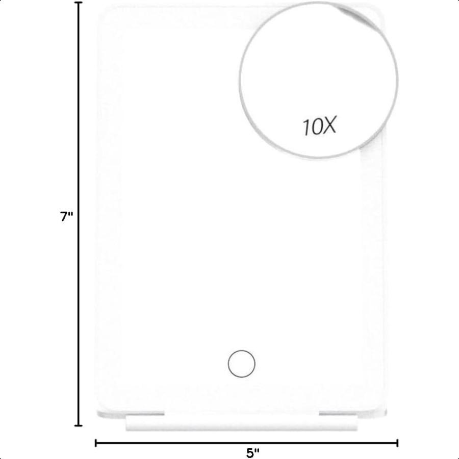 

Перезаряжаемое зеркало для макияжа для путешествий, косметическое зеркало с 80 светодиодами, 3 цвета подсветки, батарея 2000 мАч, портативное ультратонкое зеркало с подсветкой United States