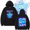 Kpop Demon Hunters Derpy Tiger Hoodie Men Women Fashion Casual Pullover Hoodies Autumn Winter Vintage Cool Fleece Streetwear