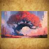 Stained Glass Flower Art TCG Playmat 35X60CM Magic Card Battle Mat Non-Slip Durable Stitched Edge Tabletop Playmat